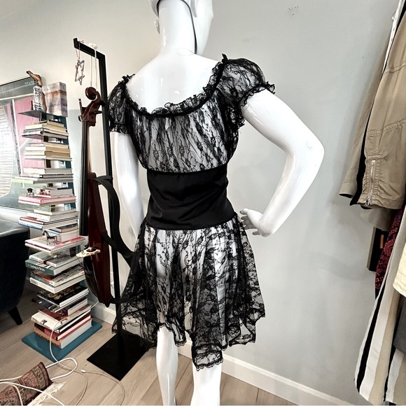 Coquette Corset Waist XL Lace Baby Doll Lingerie - Picture 6 of 15